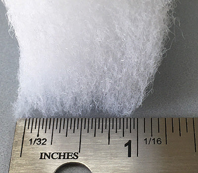 Polyester Batting 1/2 and 1-inch thickness