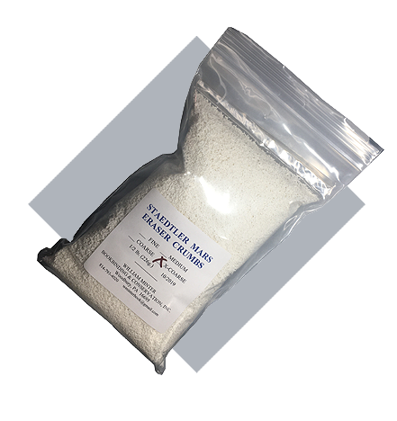 Ground Eraser Crumbs